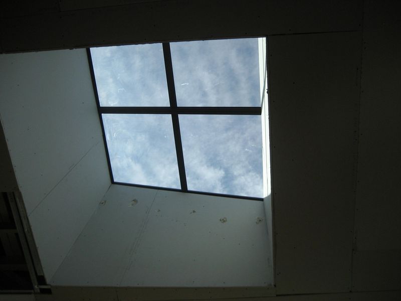 Pose d'un puit de lumière à éguilles