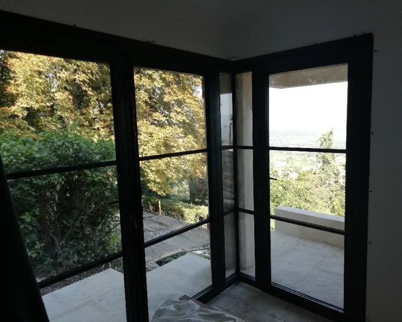 Installation de porte 2 vantaux Janisol à Bonnieux