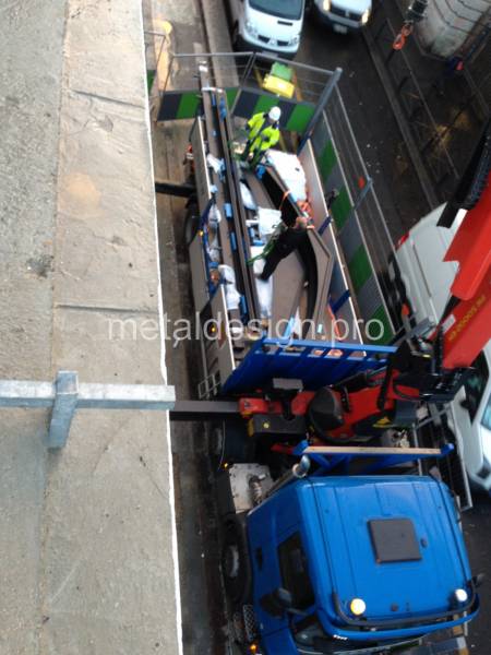 Démenager une verrière de 3 tonnes