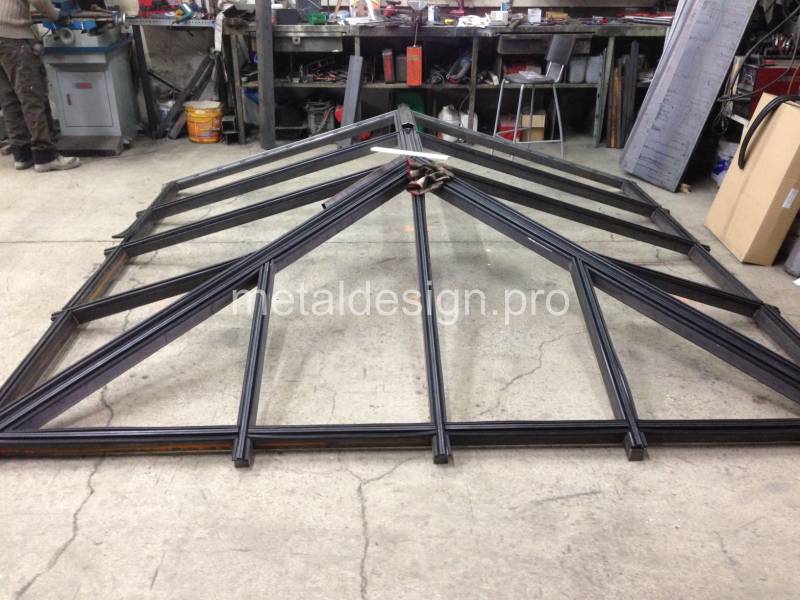 Verrière de toit pour transformation d'une terrasse en véranda