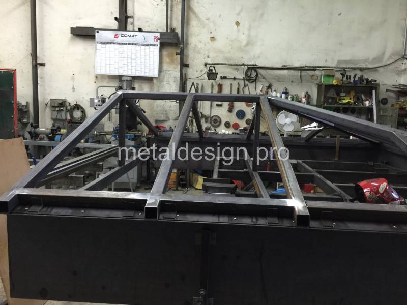 Verrière de toit pour veranda acier à Salon-de-Provnence