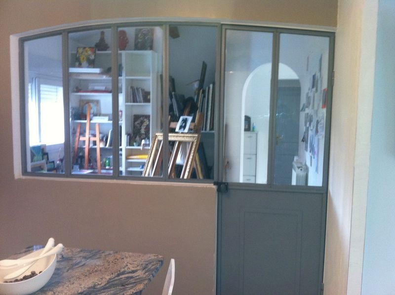 Cloison intérieur pour atelier d'artiste Aix en provence 13