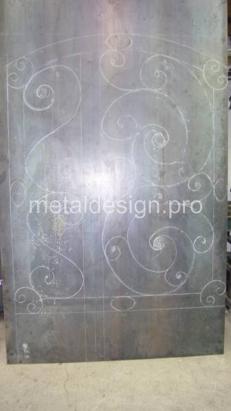 porte en fer forgé sur mesure