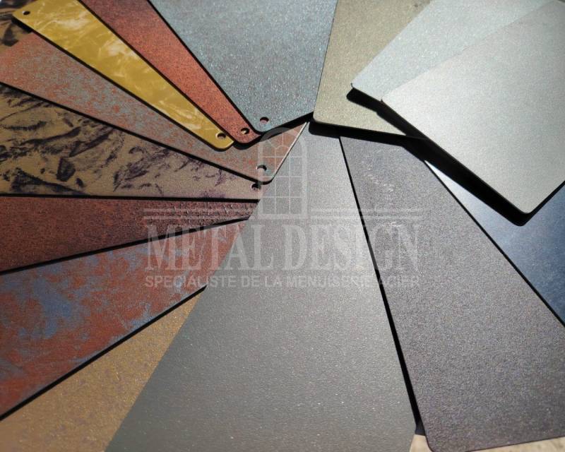 Textures du thermolaquage