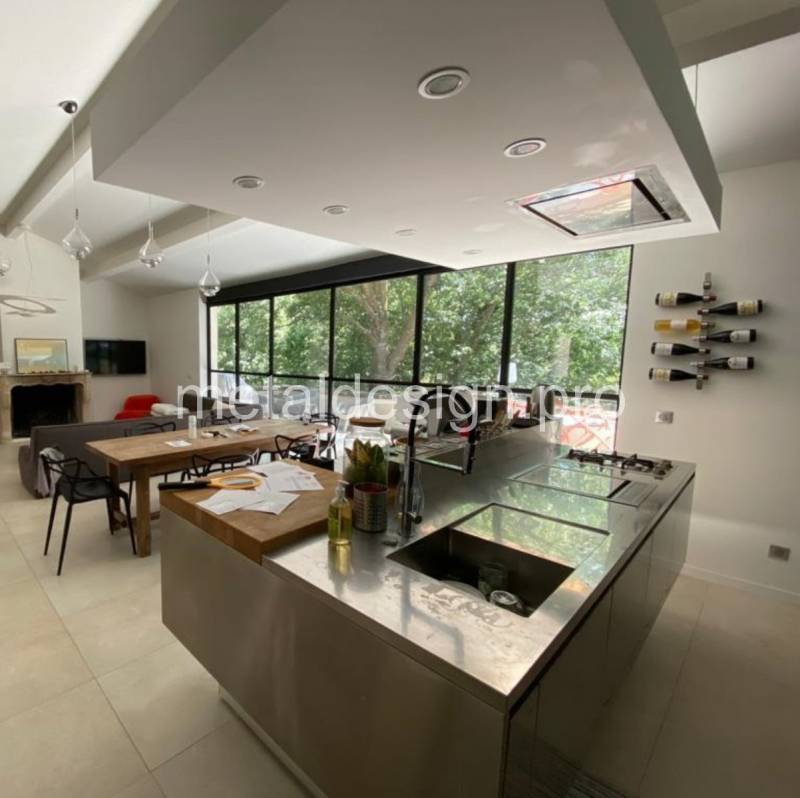 Fabrication et pose d'une grande baie vitrée à Aix-en-Provence